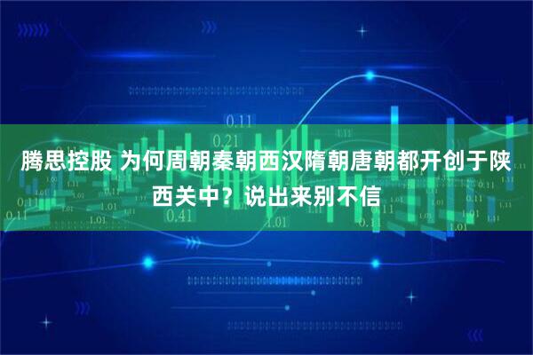 腾思控股 为何周朝秦朝西汉隋朝唐朝都开创于陕西关中？说出来别不信